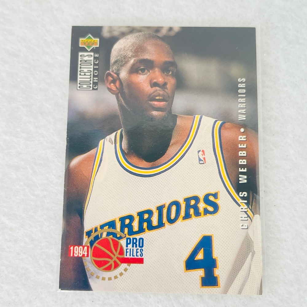 1994 Upper Deck Collector's Choice Chris Webber Pro Files #200 Warriors NBA Card